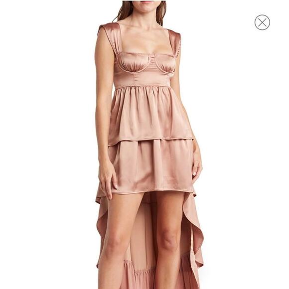 WeWoreWhat Tiered Corset Dress - Picture 1 of 9